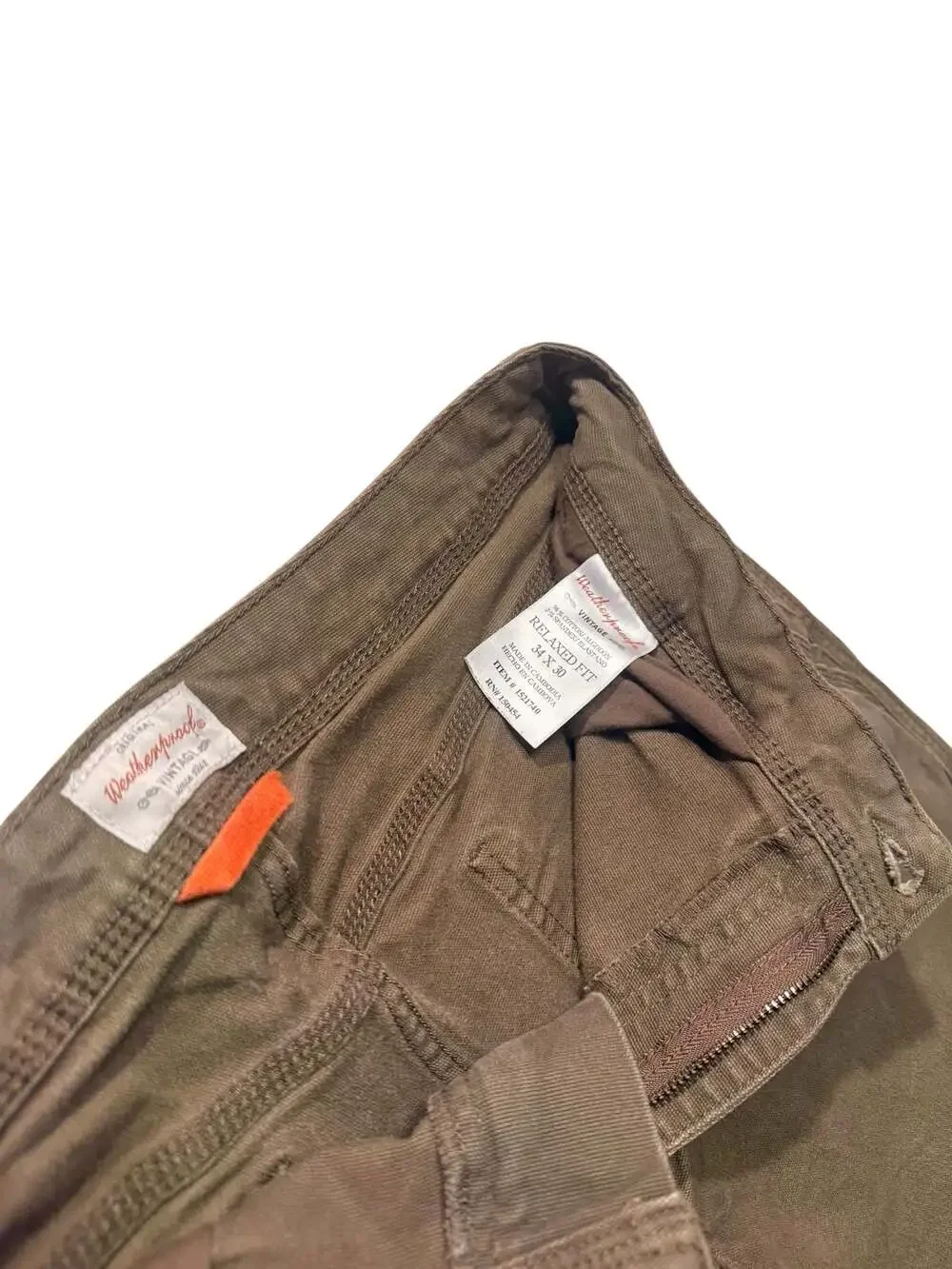 Weatherproof vintage relaxed